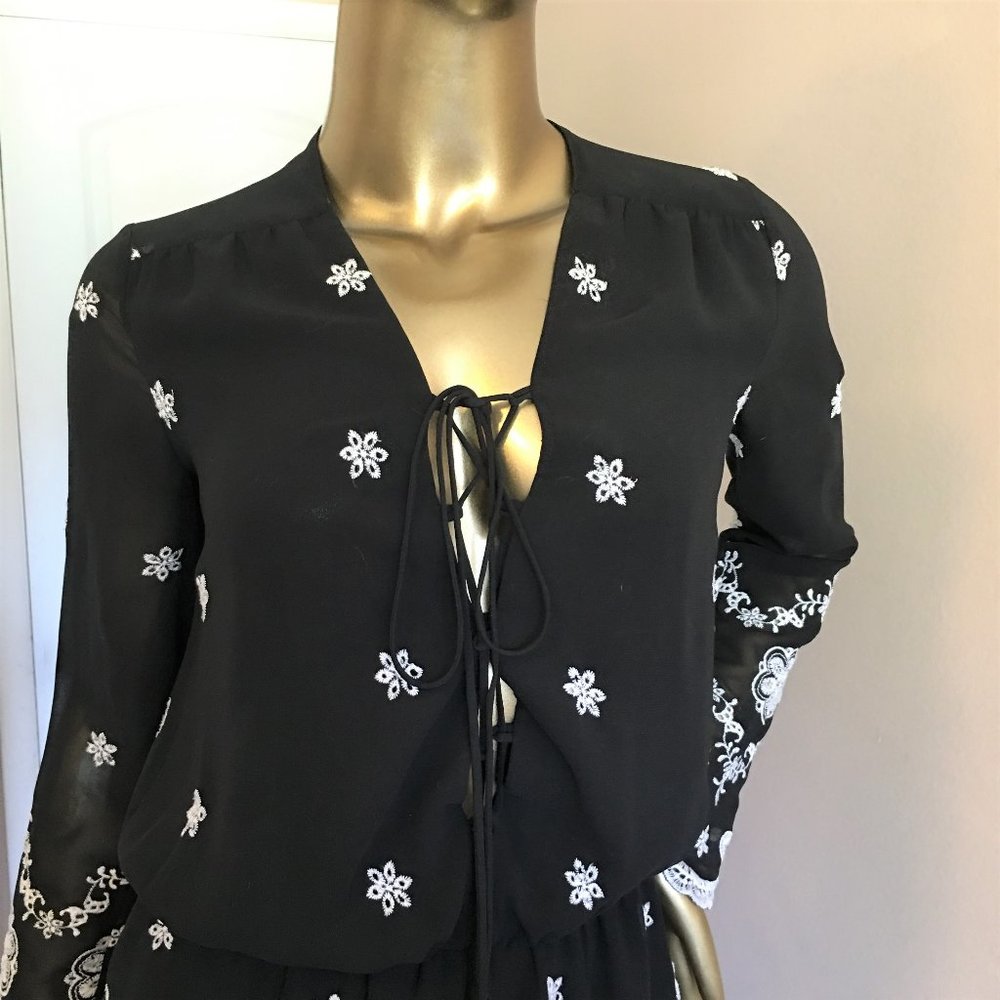 WAYF Embroidered Romper - Picture 5 of 16